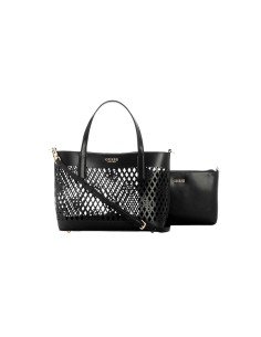 GUESS BOLSO PEQUEÑO MINI 2 EN 1 LETTY COLOR NEGRO TALLA UNICA